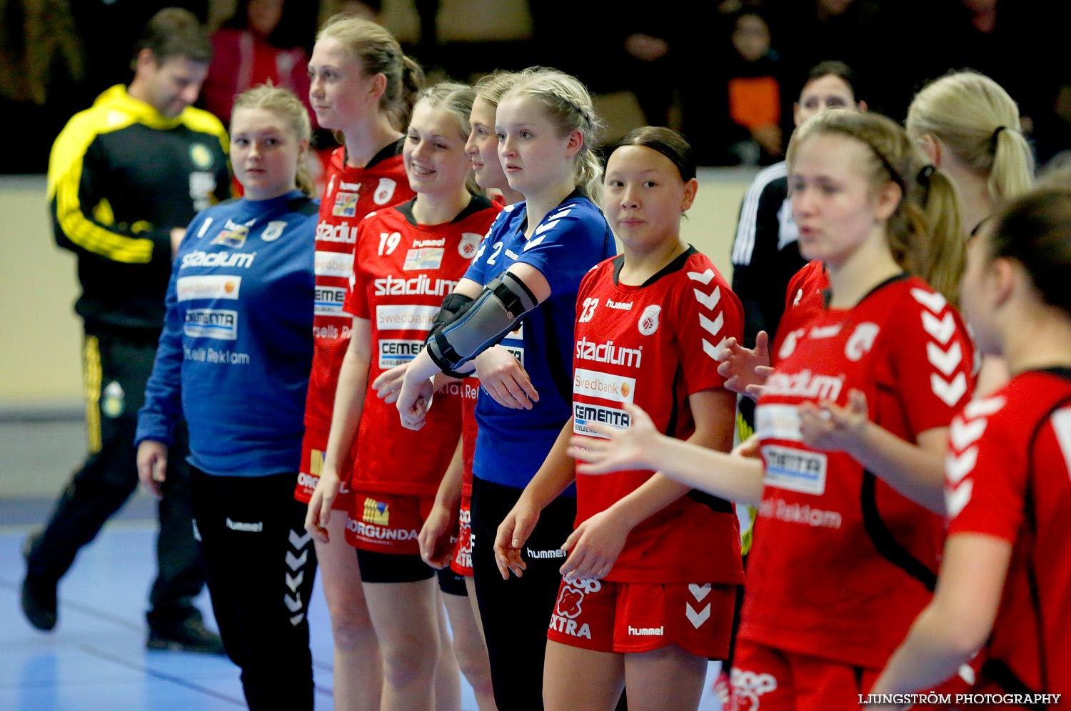 Ungdoms-SM Steg 3 Flickor A Skövde HF-HK S-hof 31-15,dam,Skövde Idrottshall,Skövde,Sverige,Handboll,,2015,102487