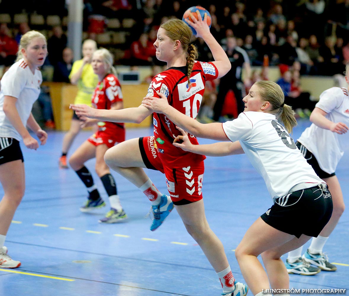 Ungdoms-SM Steg 4 Damjuniorer Skövde HF-Skånela IF 29-20,dam,Skövde Idrottshall,Skövde,Sverige,Handboll,,2015,102701