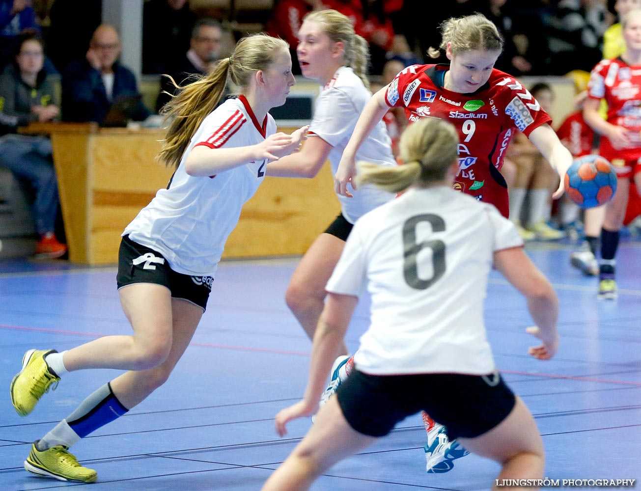 Ungdoms-SM Steg 4 Damjuniorer Skövde HF-Skånela IF 29-20,dam,Skövde Idrottshall,Skövde,Sverige,Handboll,,2015,102708