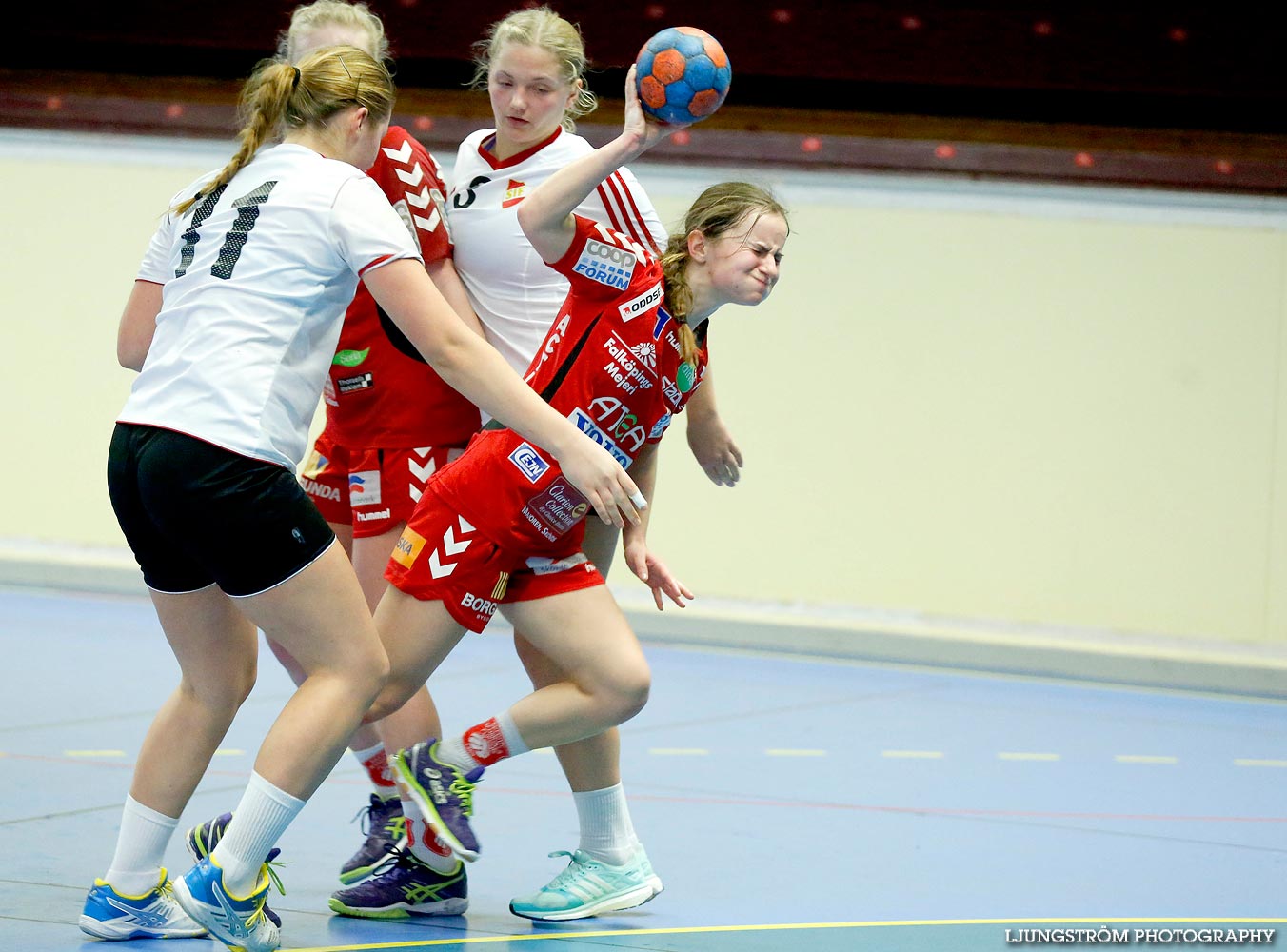 Ungdoms-SM Steg 4 Damjuniorer Skövde HF-Skånela IF 29-20,dam,Skövde Idrottshall,Skövde,Sverige,Handboll,,2015,102737