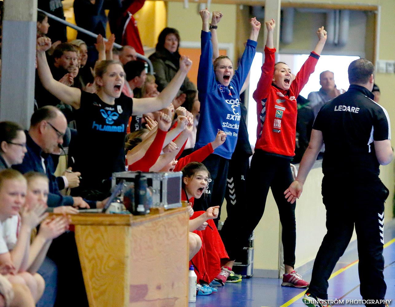 Ungdoms-SM Steg 4 Damjuniorer Skövde HF-Skånela IF 29-20,dam,Skövde Idrottshall,Skövde,Sverige,Handboll,,2015,102745