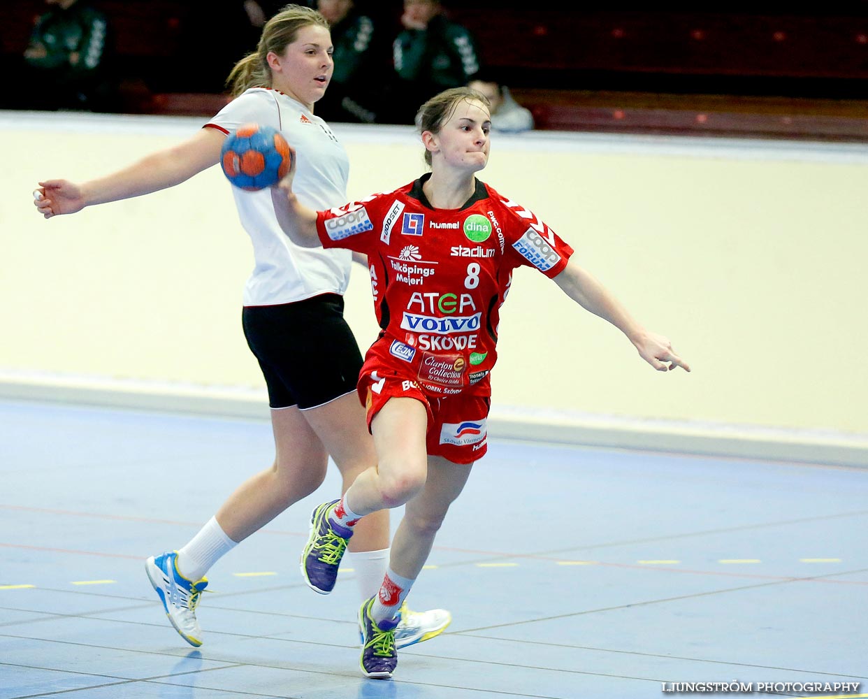 Ungdoms-SM Steg 4 Damjuniorer Skövde HF-Skånela IF 29-20,dam,Skövde Idrottshall,Skövde,Sverige,Handboll,,2015,102747