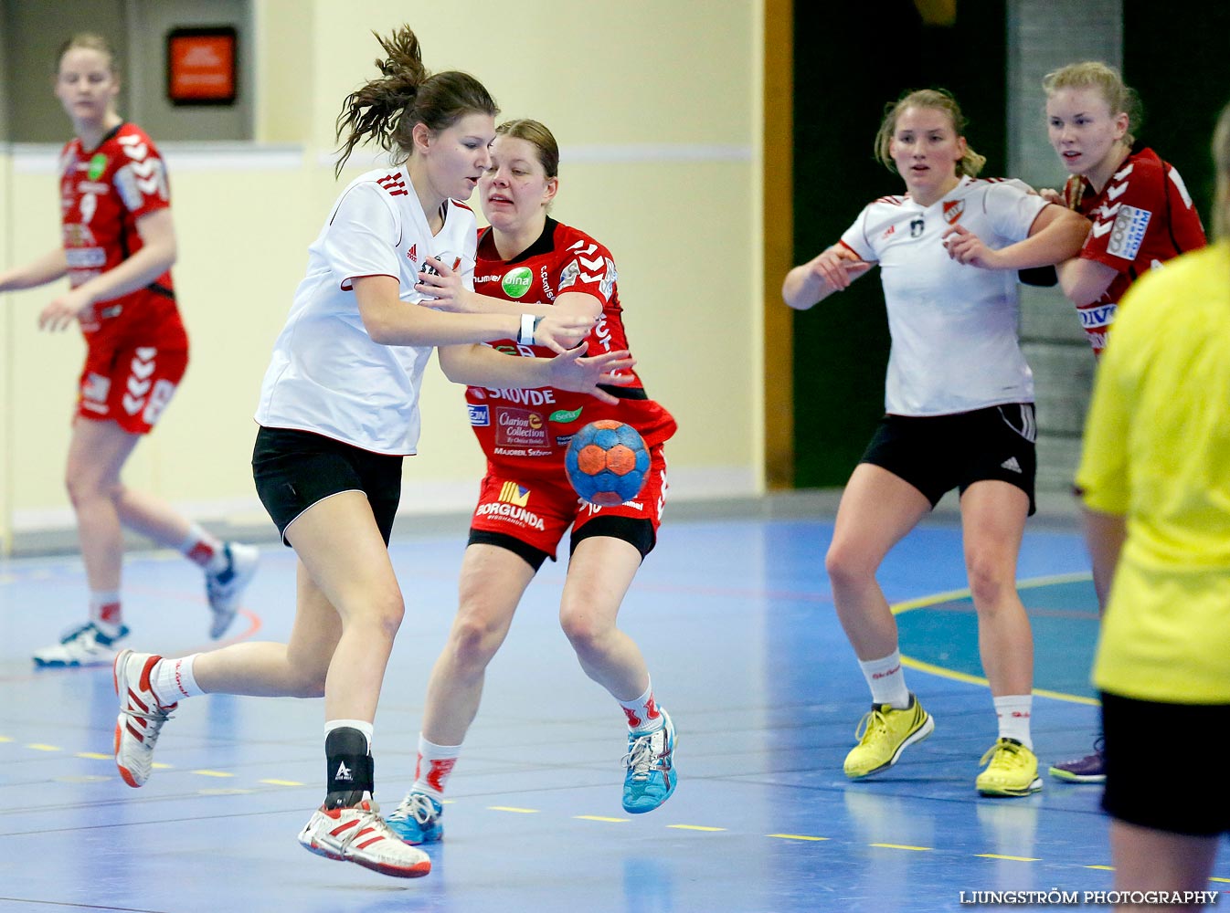 Ungdoms-SM Steg 4 Damjuniorer Skövde HF-Skånela IF 29-20,dam,Skövde Idrottshall,Skövde,Sverige,Handboll,,2015,102759