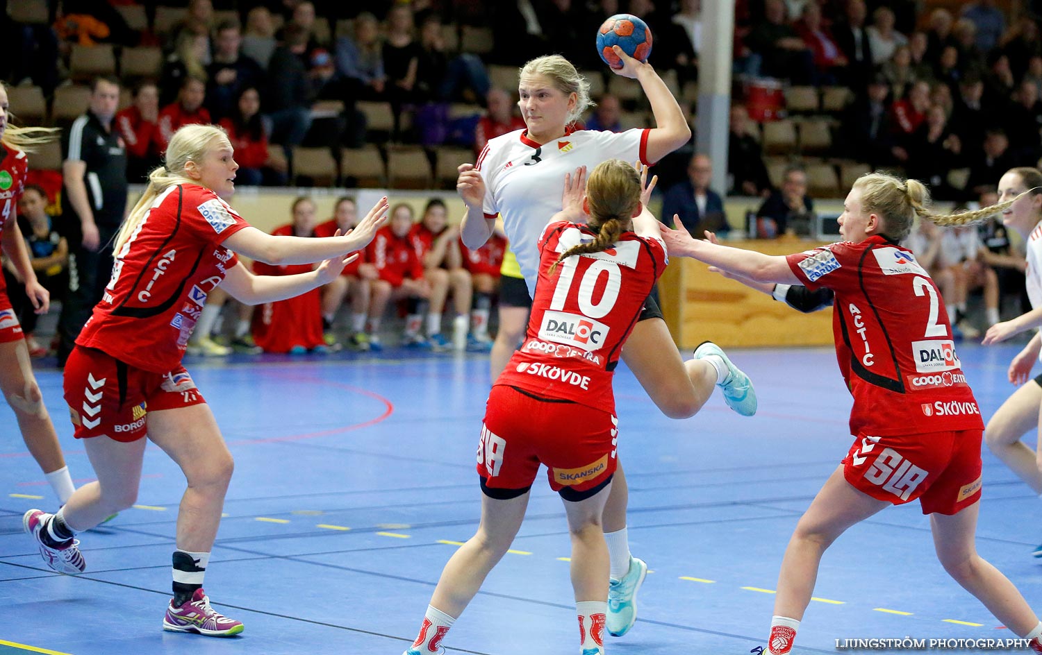 Ungdoms-SM Steg 4 Damjuniorer Skövde HF-Skånela IF 29-20,dam,Skövde Idrottshall,Skövde,Sverige,Handboll,,2015,102780