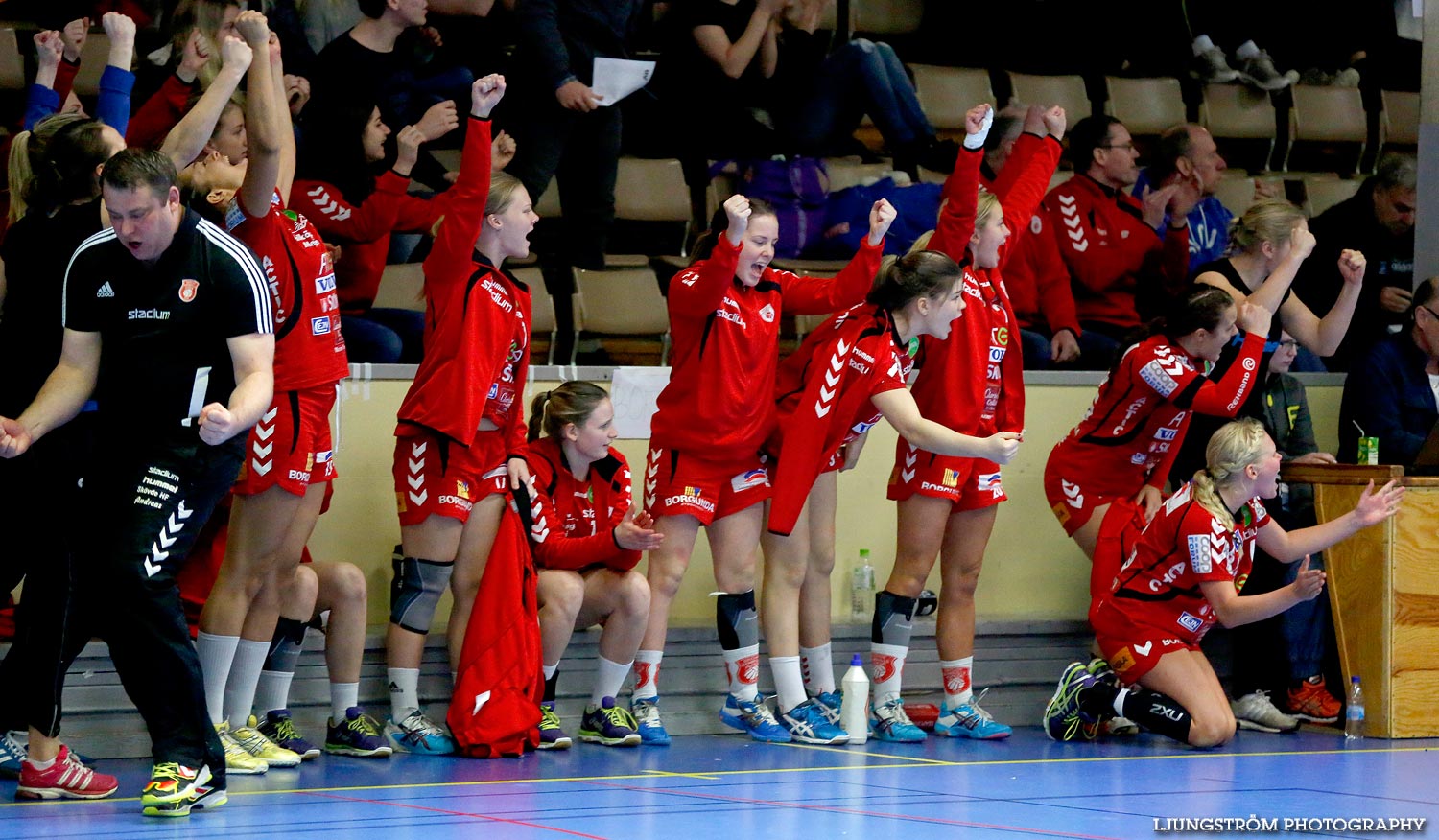 Ungdoms-SM Steg 4 Damjuniorer Skövde HF-Skånela IF 29-20,dam,Skövde Idrottshall,Skövde,Sverige,Handboll,,2015,102782