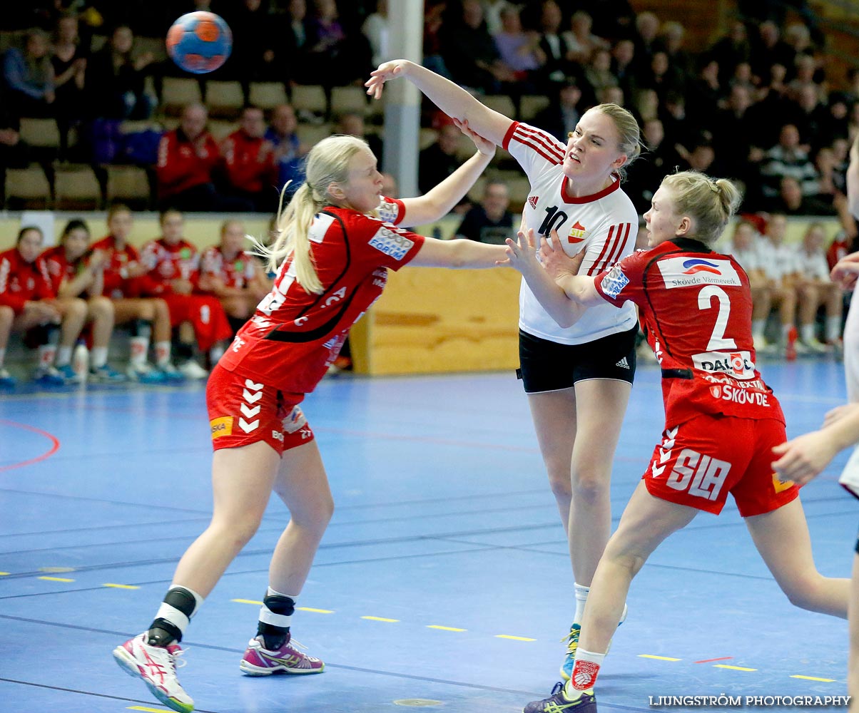 Ungdoms-SM Steg 4 Damjuniorer Skövde HF-Skånela IF 29-20,dam,Skövde Idrottshall,Skövde,Sverige,Handboll,,2015,102792