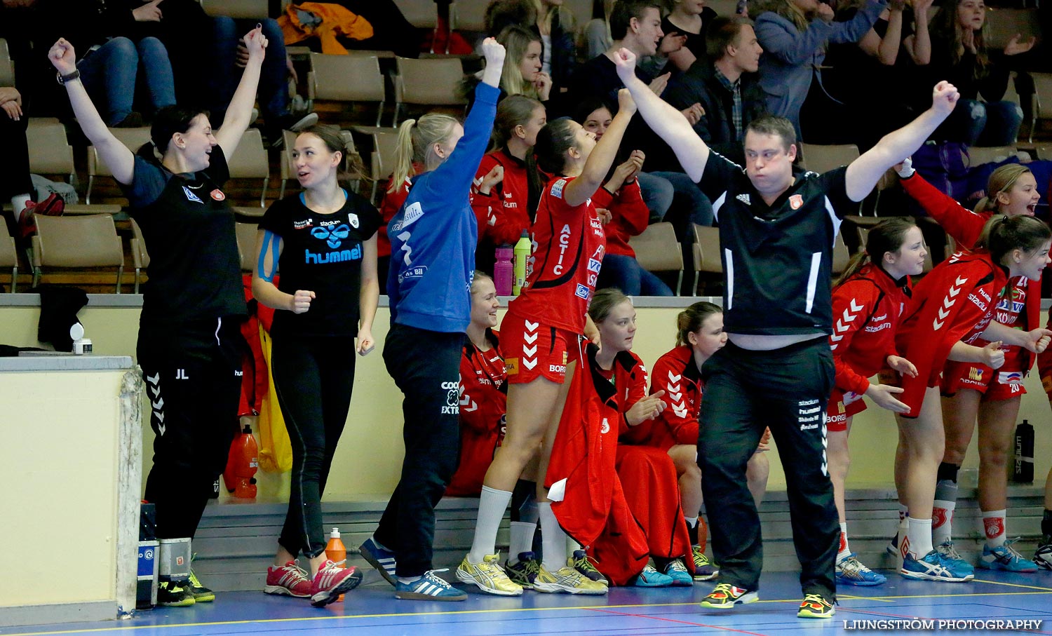 Ungdoms-SM Steg 4 Damjuniorer Skövde HF-Skånela IF 29-20,dam,Skövde Idrottshall,Skövde,Sverige,Handboll,,2015,102796