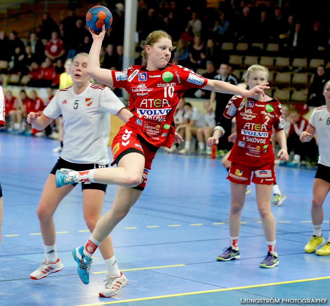 Ungdoms-SM Steg 4 Damjuniorer Skövde HF-Skånela IF 29-20,dam,Skövde Idrottshall,Skövde,Sverige,Handboll,,2015,102798