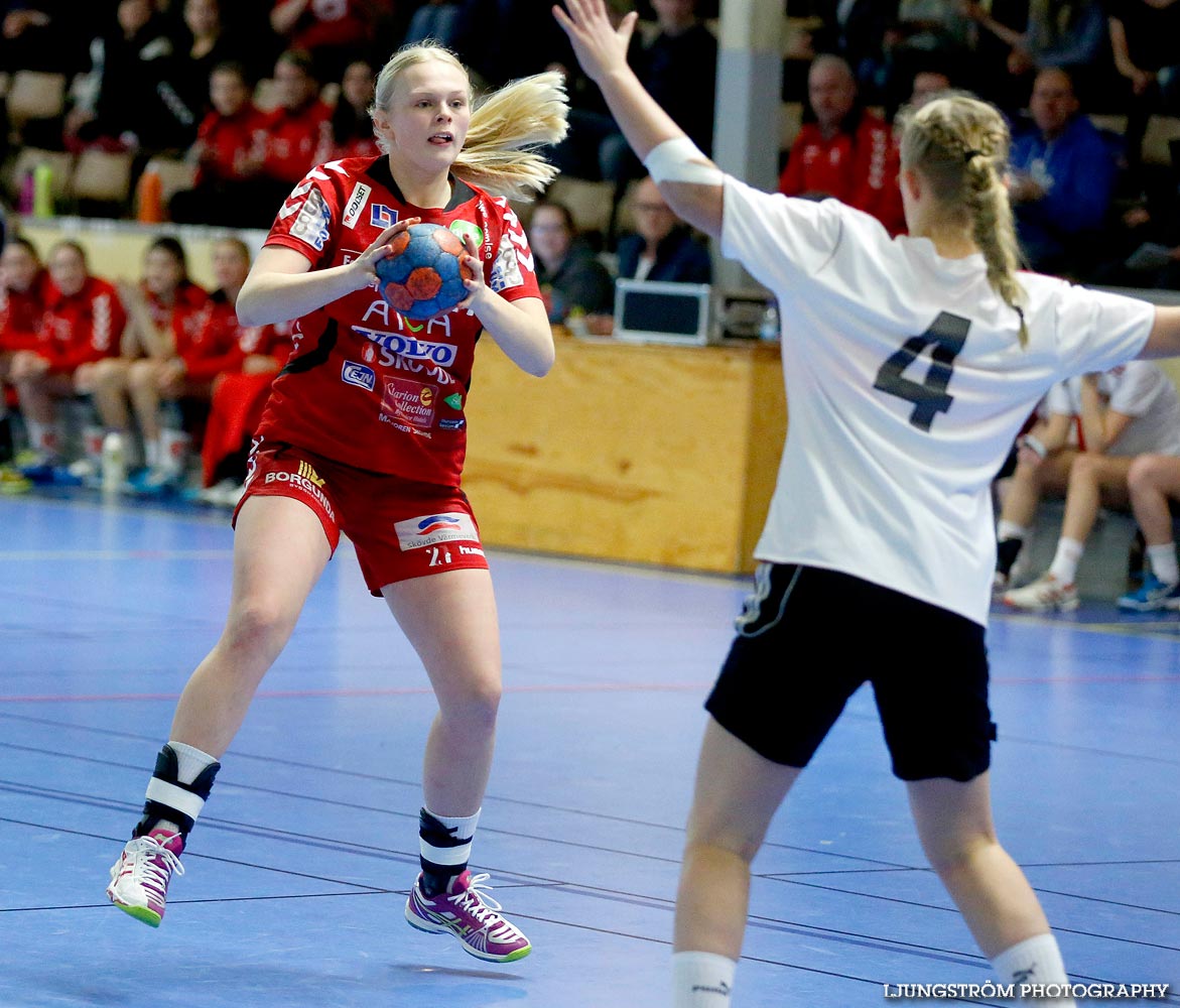 Ungdoms-SM Steg 4 Damjuniorer Skövde HF-Skånela IF 29-20,dam,Skövde Idrottshall,Skövde,Sverige,Handboll,,2015,102800