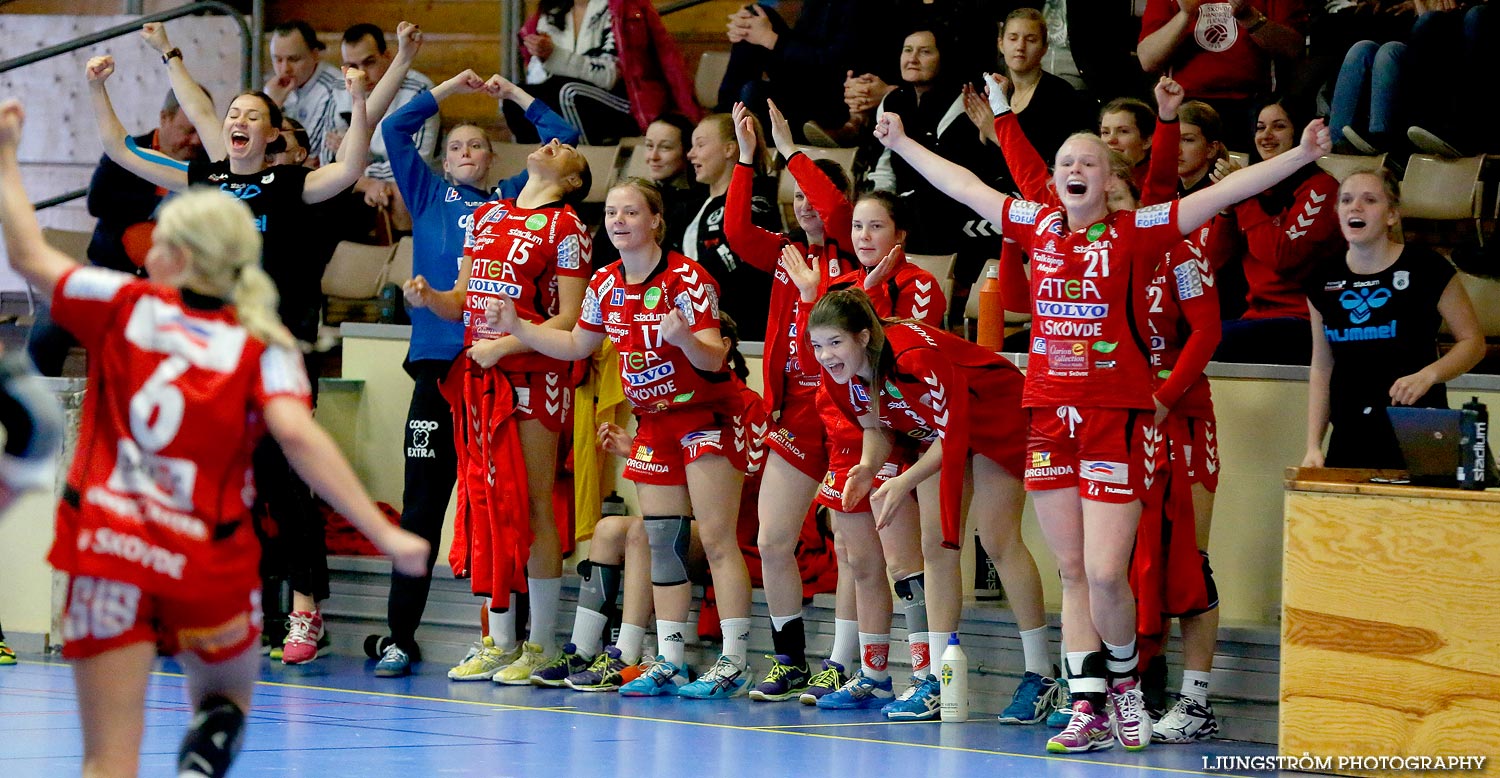 Ungdoms-SM Steg 4 Damjuniorer Skövde HF-Skånela IF 29-20,dam,Skövde Idrottshall,Skövde,Sverige,Handboll,,2015,102808