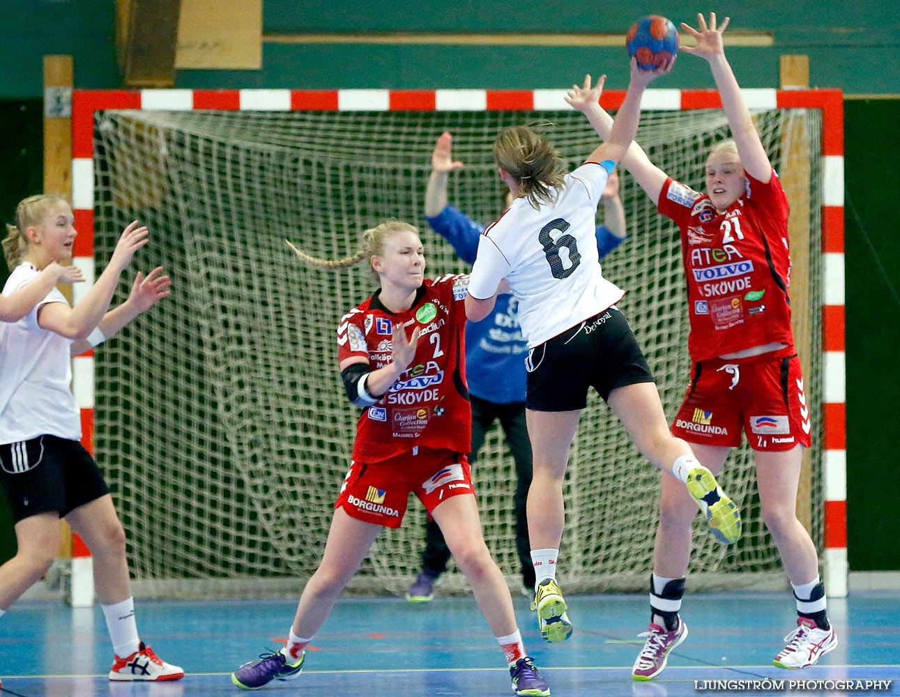 Ungdoms-SM Steg 4 Damjuniorer Skövde HF-Skånela IF 29-20,dam,Skövde Idrottshall,Skövde,Sverige,Handboll,,2015,102809