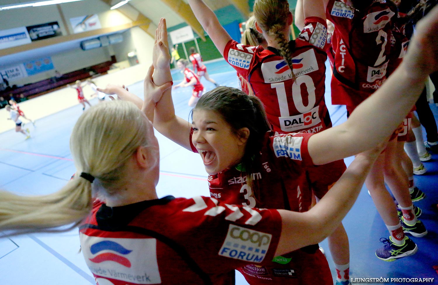 Ungdoms-SM Steg 4 Damjuniorer Skövde HF-Skånela IF 29-20,dam,Skövde Idrottshall,Skövde,Sverige,Handboll,,2015,102817