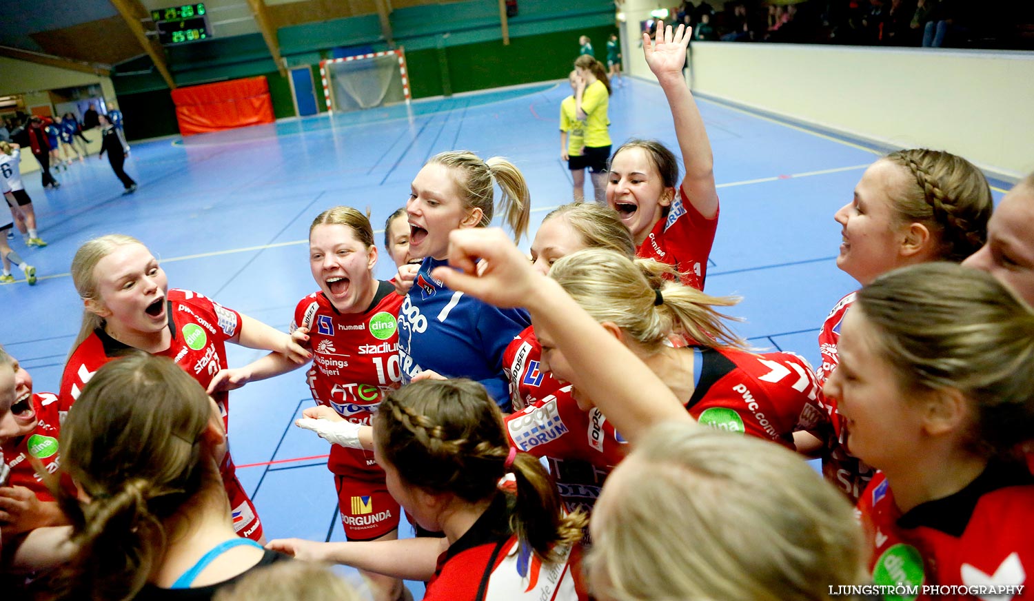 Ungdoms-SM Steg 4 Damjuniorer Skövde HF-Skånela IF 29-20,dam,Skövde Idrottshall,Skövde,Sverige,Handboll,,2015,102823