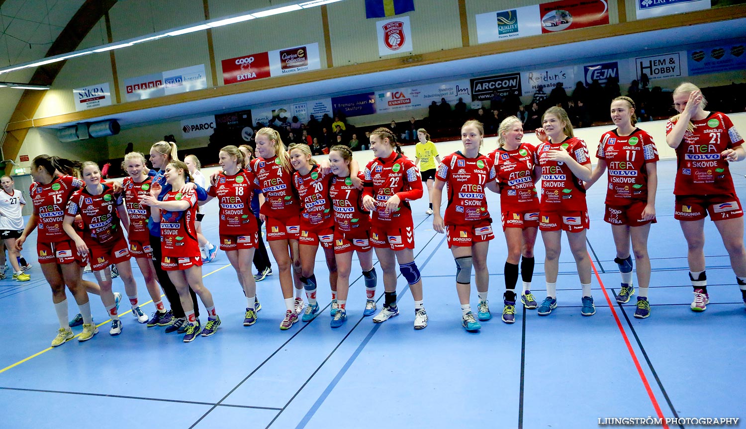 Ungdoms-SM Steg 4 Damjuniorer Skövde HF-Skånela IF 29-20,dam,Skövde Idrottshall,Skövde,Sverige,Handboll,,2015,102831