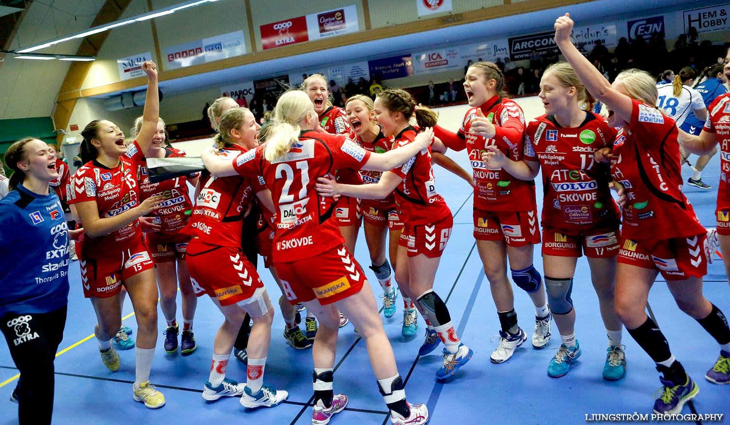 Ungdoms-SM Steg 4 Damjuniorer Skövde HF-Skånela IF 29-20,dam,Skövde Idrottshall,Skövde,Sverige,Handboll,,2015,102834