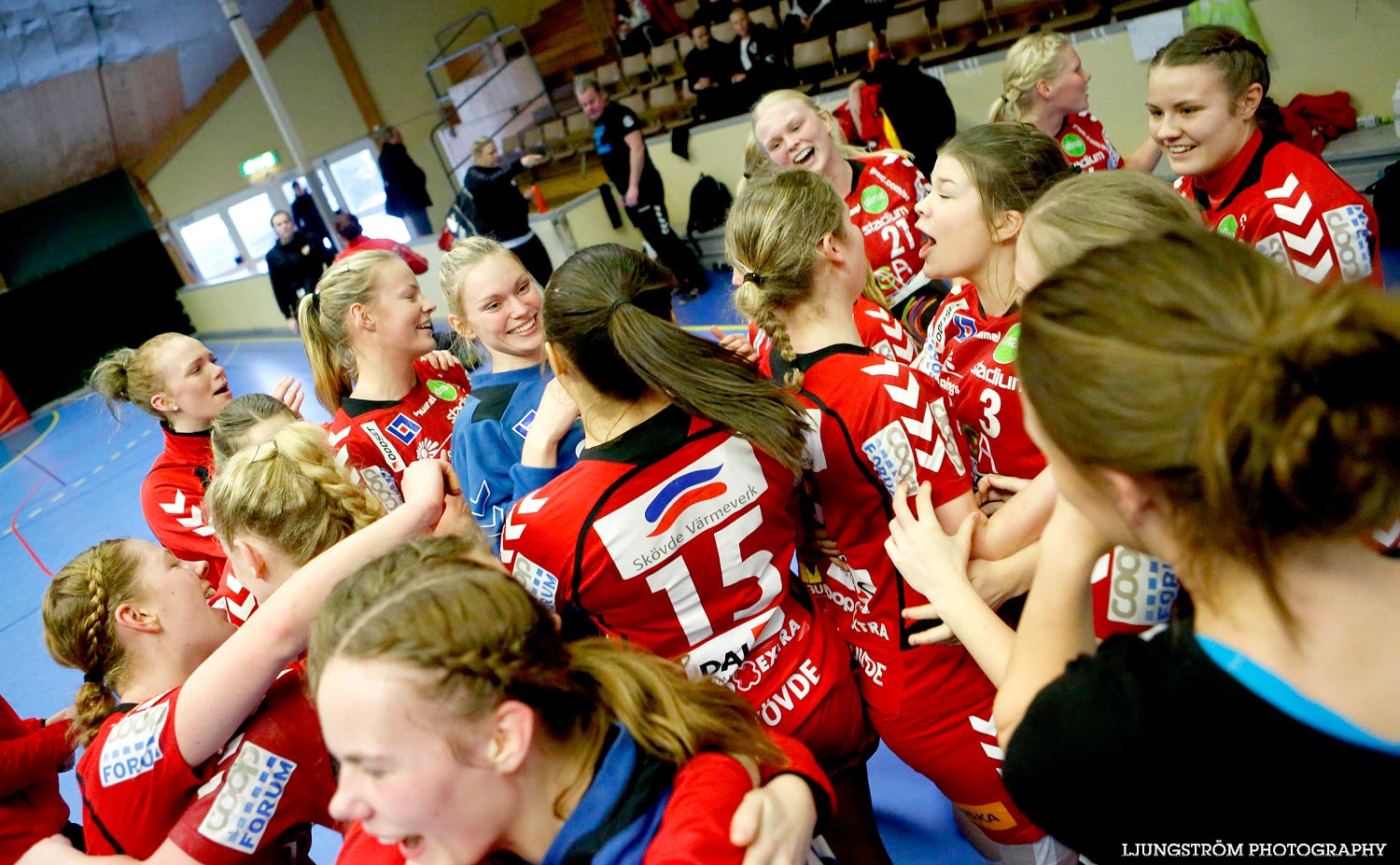 Ungdoms-SM Steg 4 Damjuniorer Skövde HF-Skånela IF 29-20,dam,Skövde Idrottshall,Skövde,Sverige,Handboll,,2015,102839