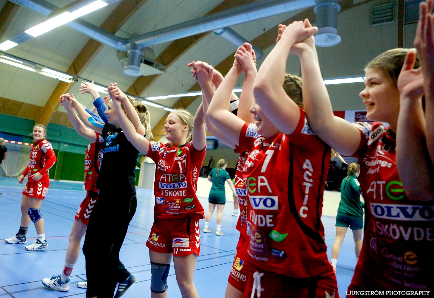 Ungdoms-SM Steg 4 Damjuniorer Skövde HF-Skånela IF 29-20,dam,Skövde Idrottshall,Skövde,Sverige,Handboll,,2015,102842