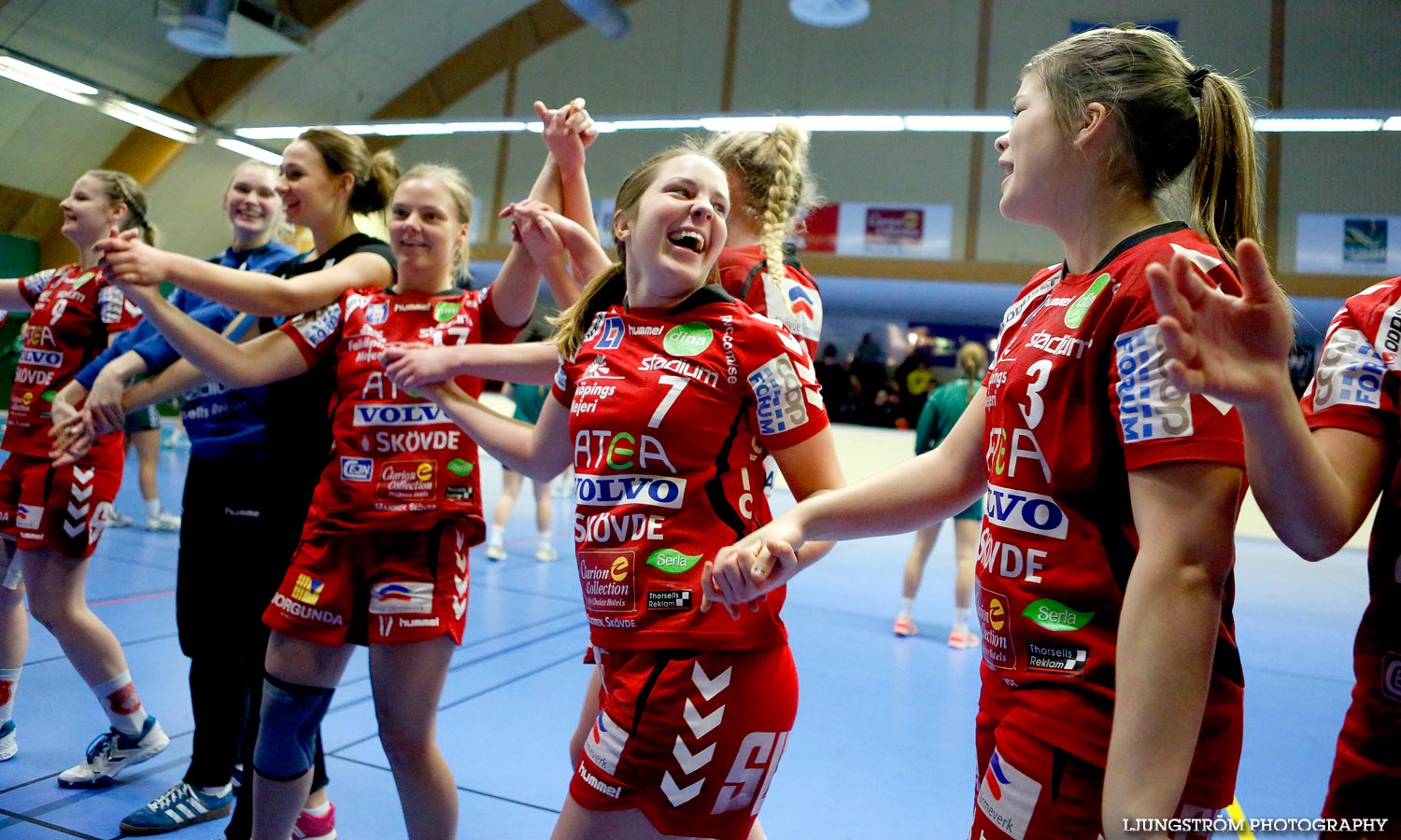 Ungdoms-SM Steg 4 Damjuniorer Skövde HF-Skånela IF 29-20,dam,Skövde Idrottshall,Skövde,Sverige,Handboll,,2015,102843