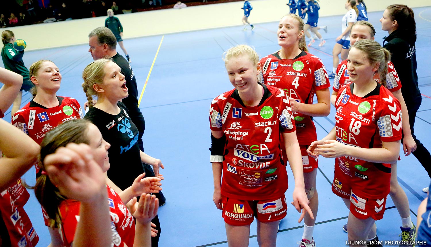 Ungdoms-SM Steg 4 Damjuniorer Skövde HF-Skånela IF 29-20,dam,Skövde Idrottshall,Skövde,Sverige,Handboll,,2015,102844