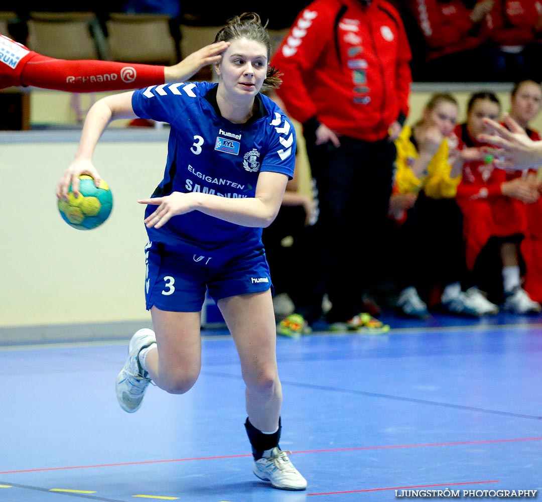 Ungdoms-SM Steg 4 Damjuniorer Spårvägens HF-Skövde HF 20-17,dam,Skövde Idrottshall,Skövde,Sverige,Handboll,,2015,103211