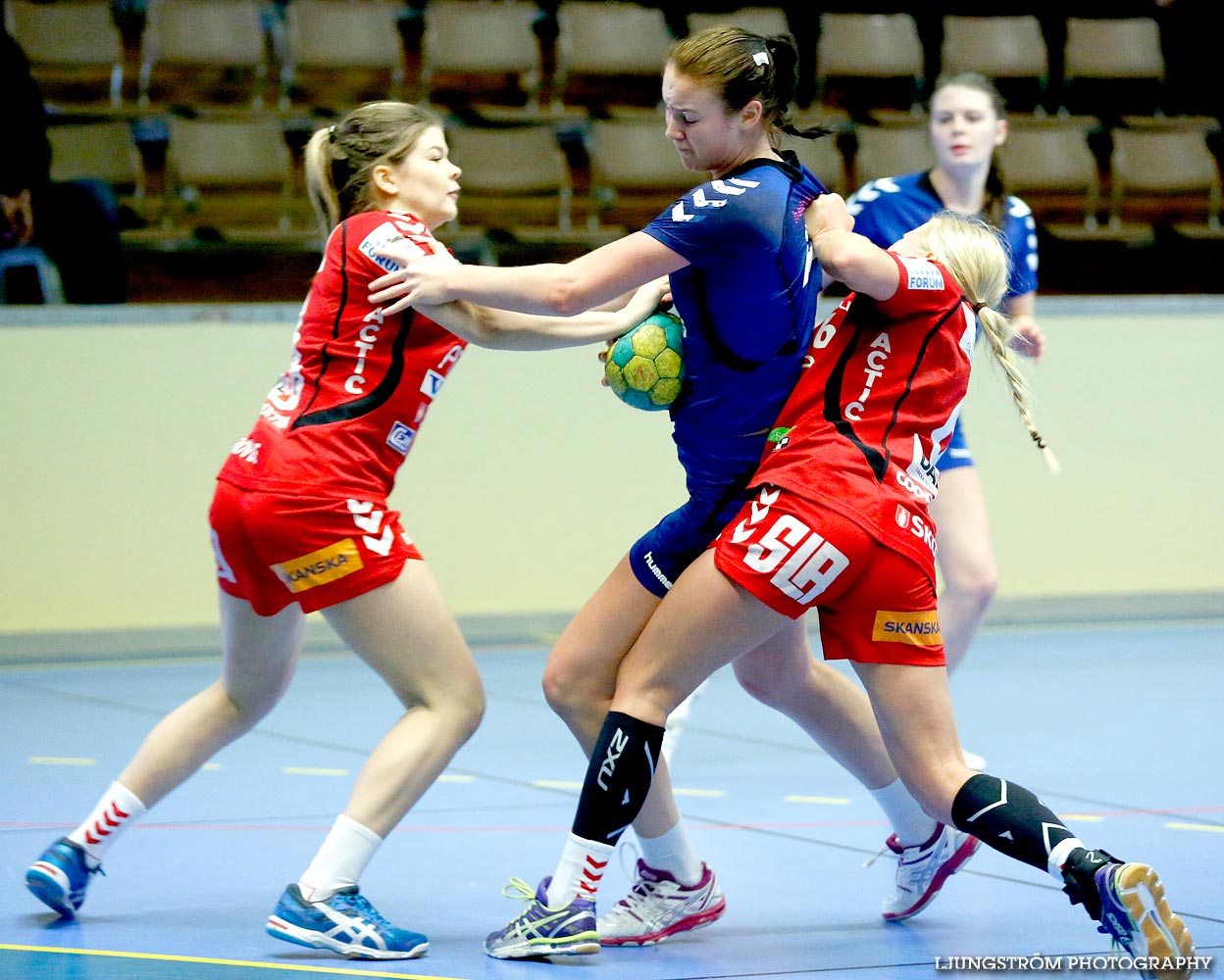 Ungdoms-SM Steg 4 Damjuniorer Spårvägens HF-Skövde HF 20-17,dam,Skövde Idrottshall,Skövde,Sverige,Handboll,,2015,103213