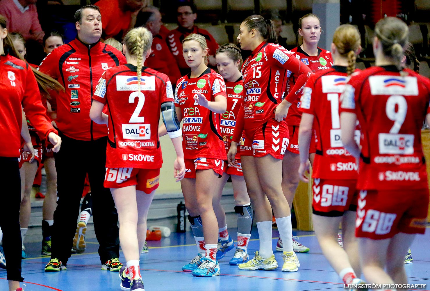 Ungdoms-SM Steg 4 Damjuniorer Spårvägens HF-Skövde HF 20-17,dam,Skövde Idrottshall,Skövde,Sverige,Handboll,,2015,103215