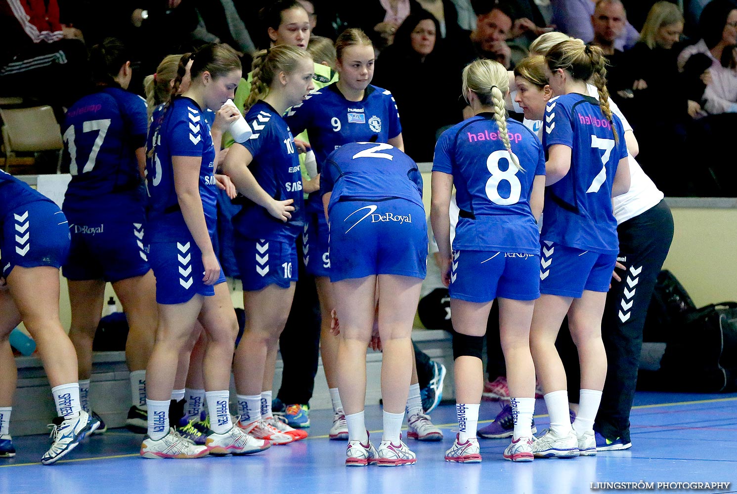 Ungdoms-SM Steg 4 Damjuniorer Spårvägens HF-Skövde HF 20-17,dam,Skövde Idrottshall,Skövde,Sverige,Handboll,,2015,103216