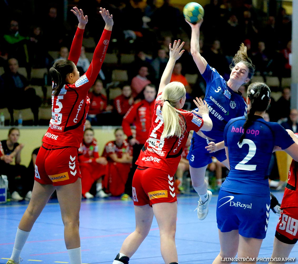 Ungdoms-SM Steg 4 Damjuniorer Spårvägens HF-Skövde HF 20-17,dam,Skövde Idrottshall,Skövde,Sverige,Handboll,,2015,103227