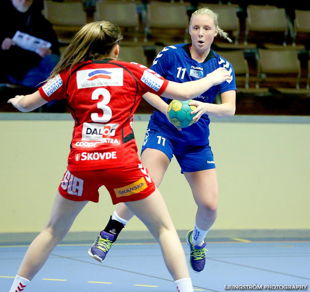 Ungdoms-SM Steg 4 Damjuniorer Spårvägens HF-Skövde HF 20-17,dam,Skövde Idrottshall,Skövde,Sverige,Handboll,,2015,103232