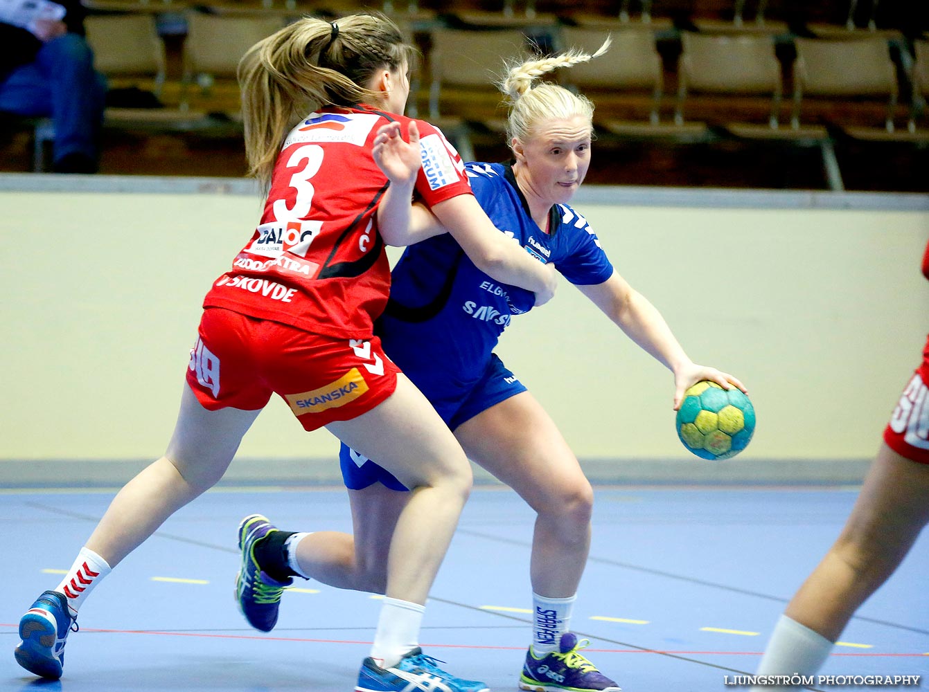 Ungdoms-SM Steg 4 Damjuniorer Spårvägens HF-Skövde HF 20-17,dam,Skövde Idrottshall,Skövde,Sverige,Handboll,,2015,103233