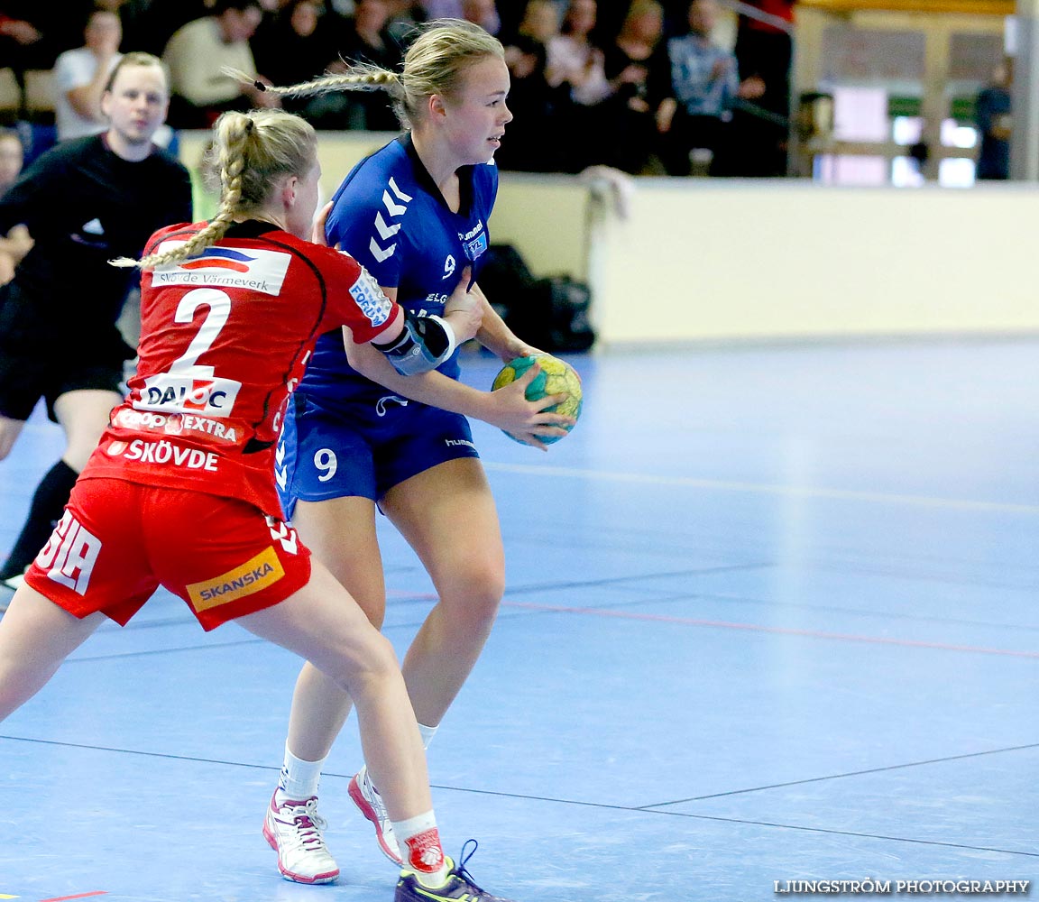 Ungdoms-SM Steg 4 Damjuniorer Spårvägens HF-Skövde HF 20-17,dam,Skövde Idrottshall,Skövde,Sverige,Handboll,,2015,103237