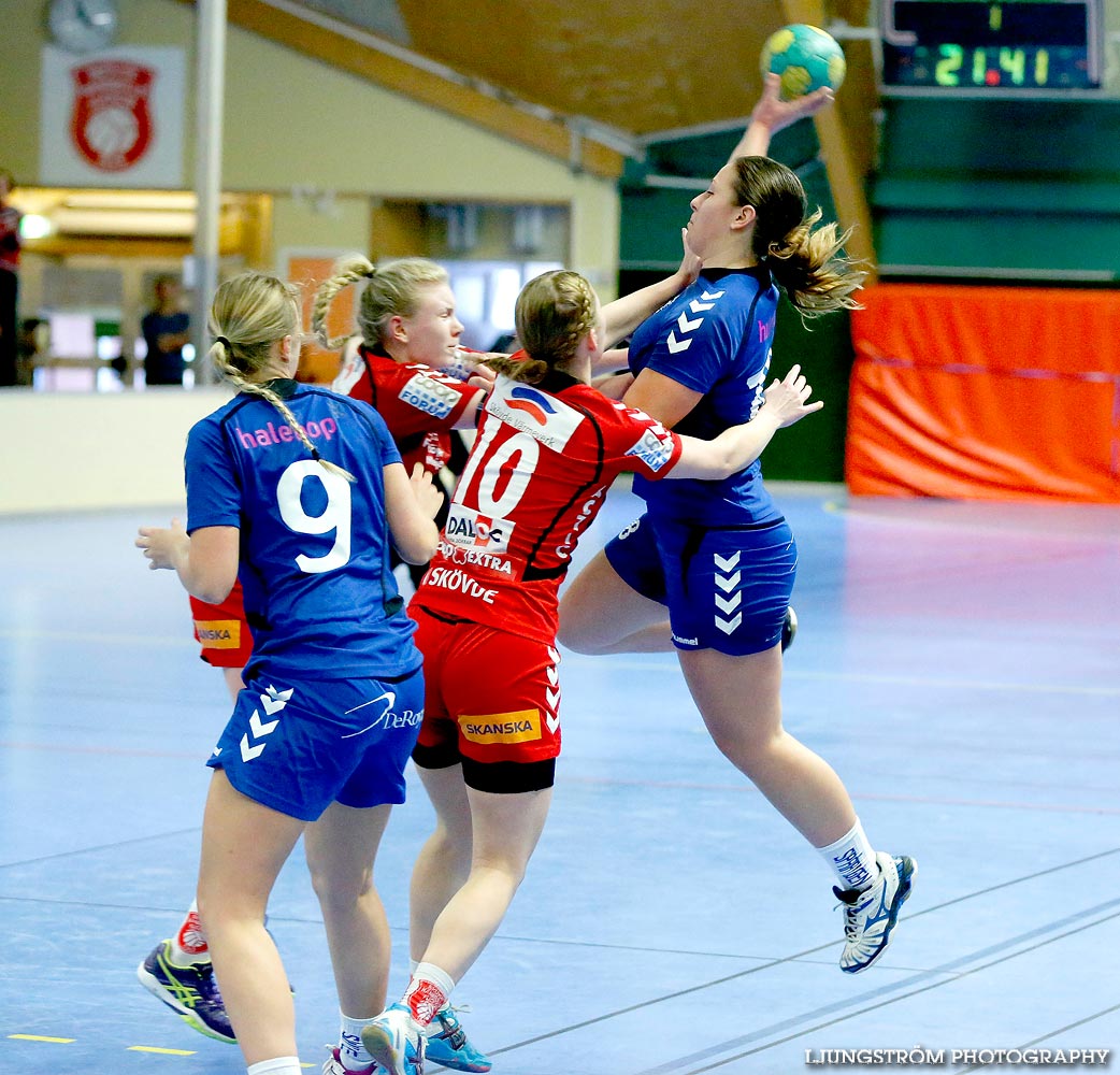 Ungdoms-SM Steg 4 Damjuniorer Spårvägens HF-Skövde HF 20-17,dam,Skövde Idrottshall,Skövde,Sverige,Handboll,,2015,103238