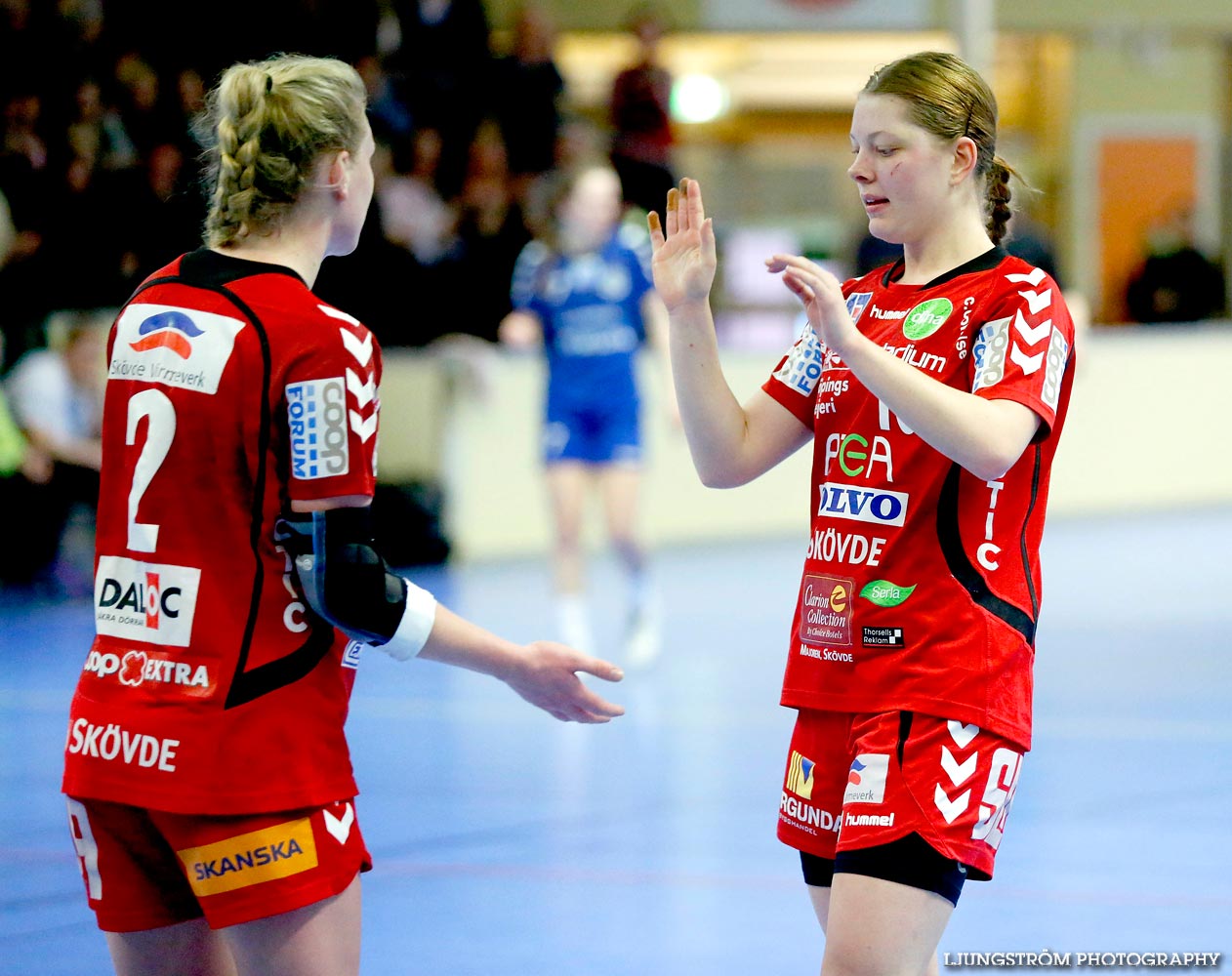 Ungdoms-SM Steg 4 Damjuniorer Spårvägens HF-Skövde HF 20-17,dam,Skövde Idrottshall,Skövde,Sverige,Handboll,,2015,103244