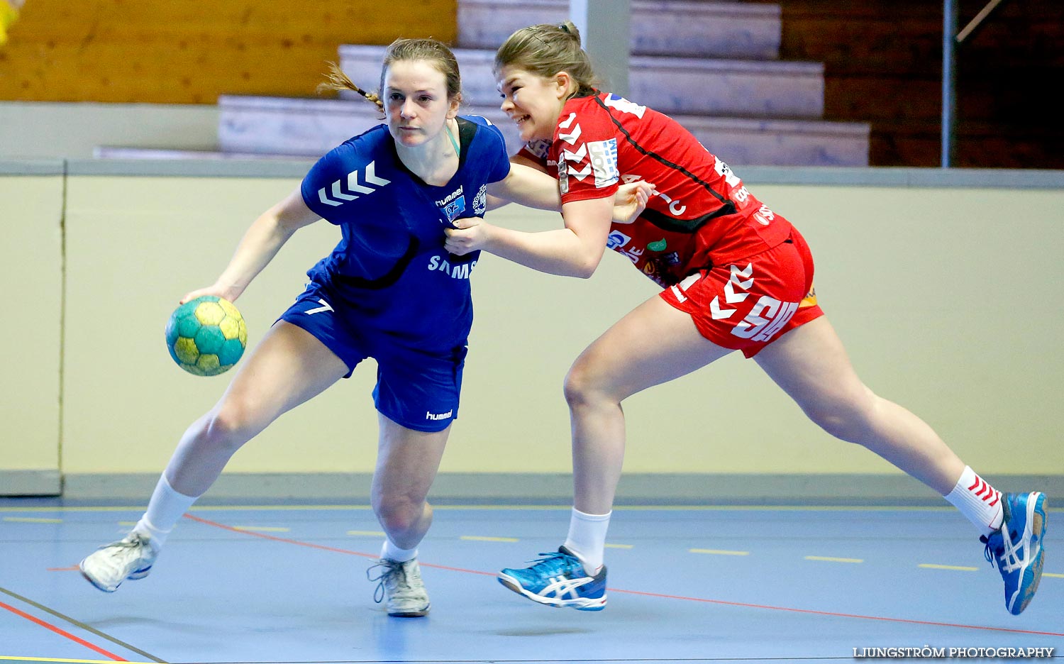 Ungdoms-SM Steg 4 Damjuniorer Spårvägens HF-Skövde HF 20-17,dam,Skövde Idrottshall,Skövde,Sverige,Handboll,,2015,103251