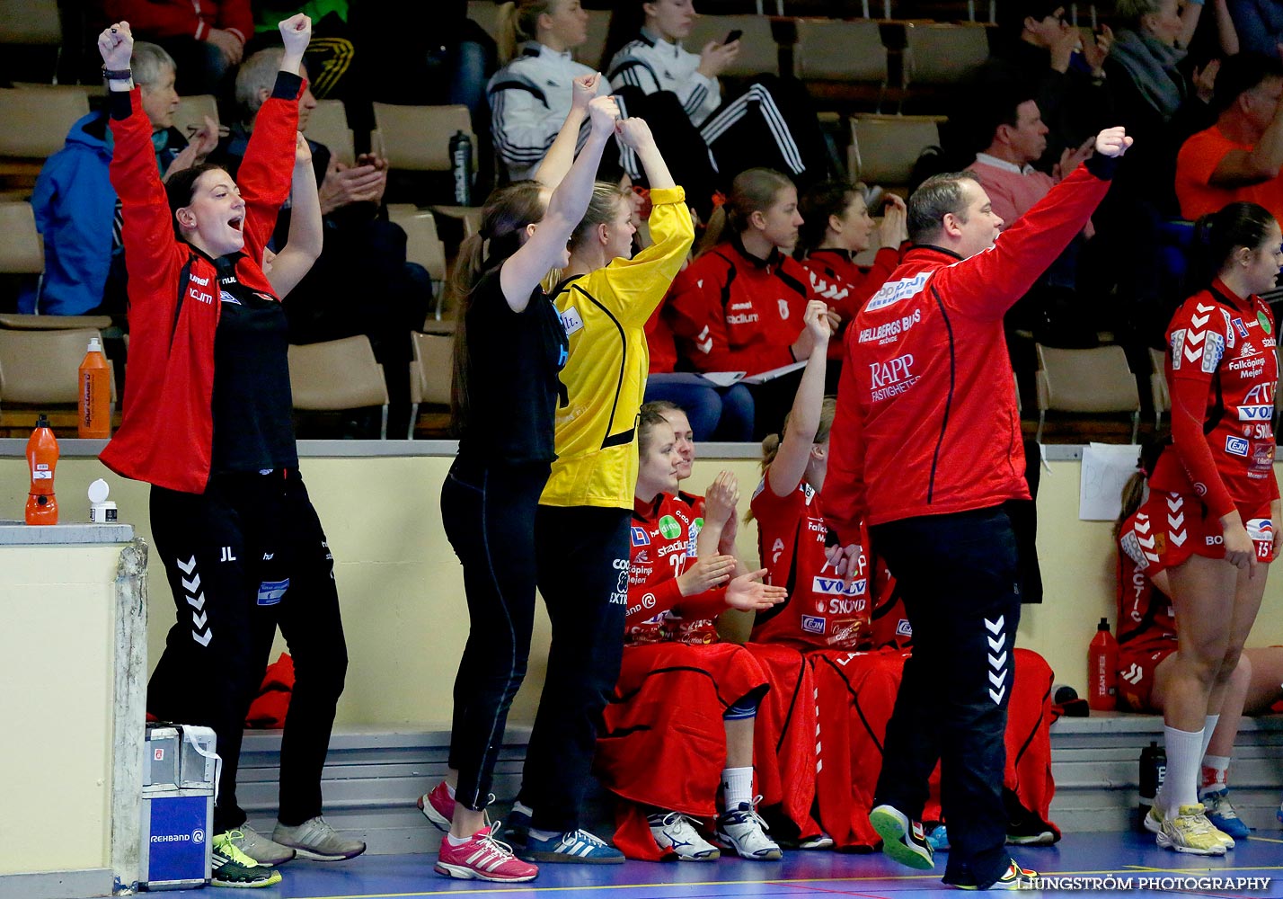 Ungdoms-SM Steg 4 Damjuniorer Spårvägens HF-Skövde HF 20-17,dam,Skövde Idrottshall,Skövde,Sverige,Handboll,,2015,103255