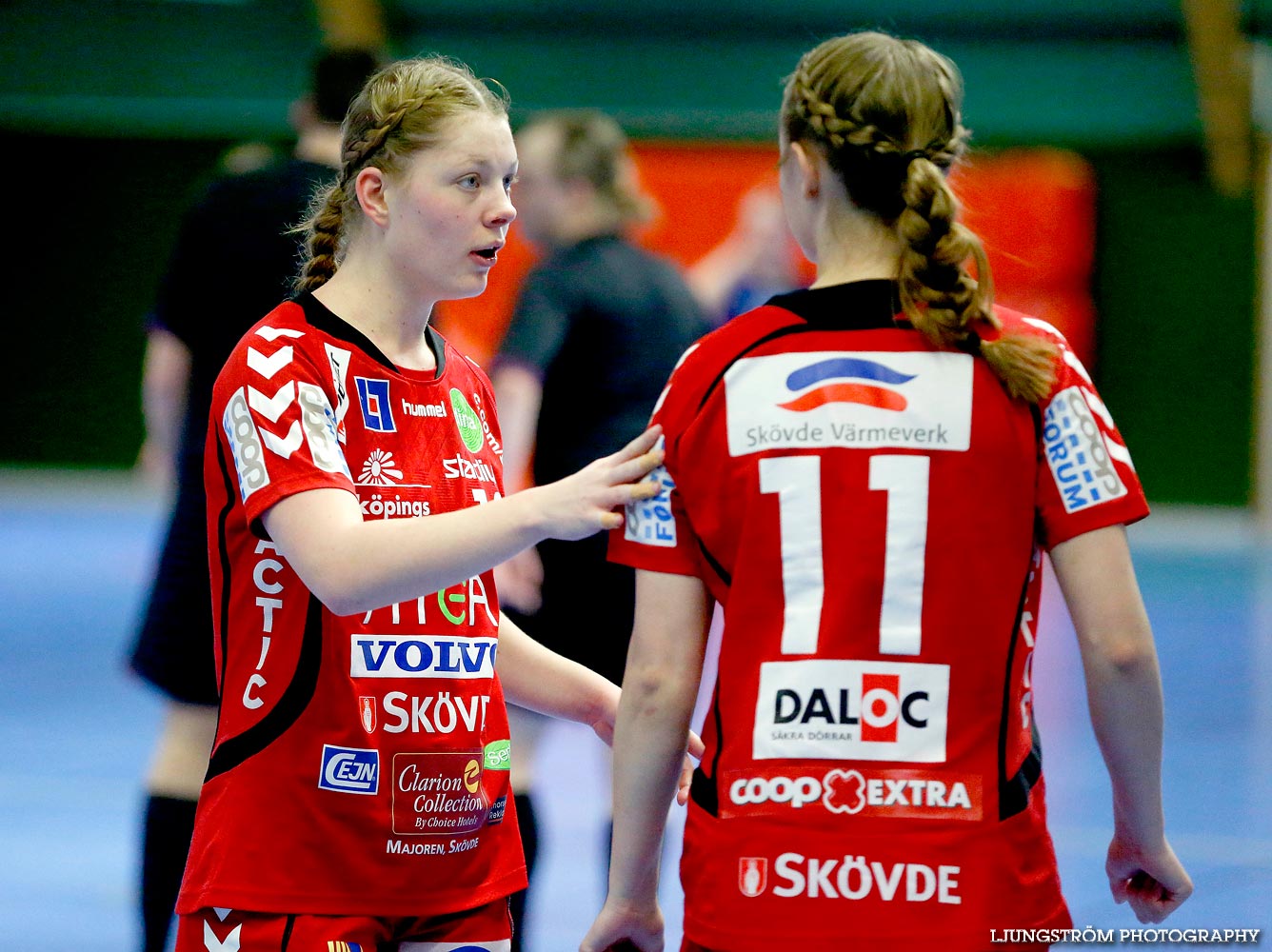 Ungdoms-SM Steg 4 Damjuniorer Spårvägens HF-Skövde HF 20-17,dam,Skövde Idrottshall,Skövde,Sverige,Handboll,,2015,103256