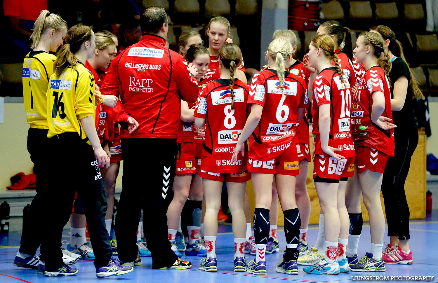 Ungdoms-SM Steg 4 Damjuniorer Spårvägens HF-Skövde HF 20-17,dam,Skövde Idrottshall,Skövde,Sverige,Handboll,,2015,103259