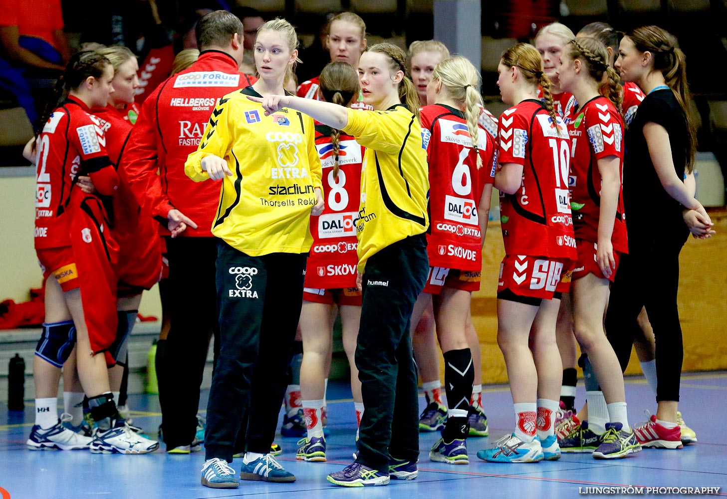 Ungdoms-SM Steg 4 Damjuniorer Spårvägens HF-Skövde HF 20-17,dam,Skövde Idrottshall,Skövde,Sverige,Handboll,,2015,103260