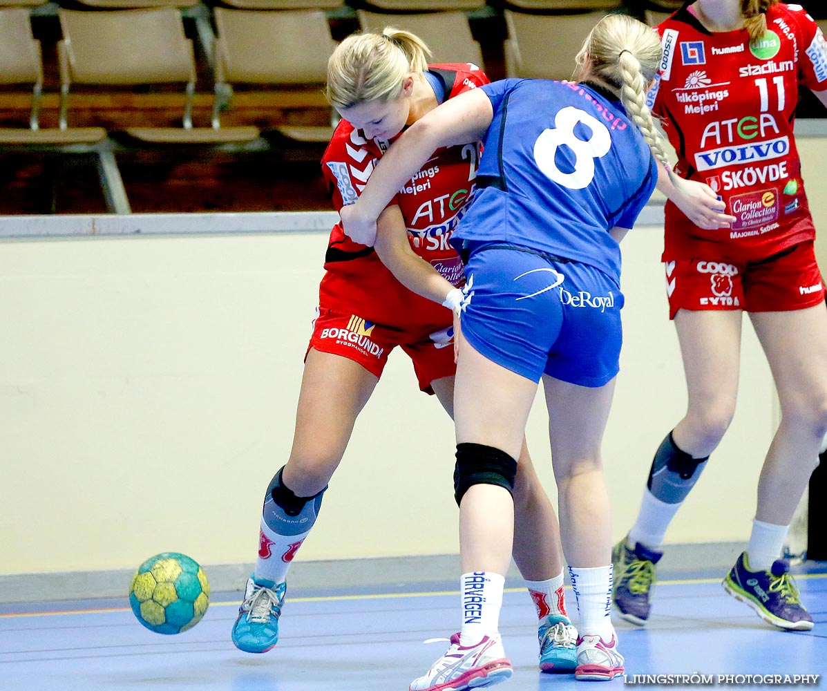 Ungdoms-SM Steg 4 Damjuniorer Spårvägens HF-Skövde HF 20-17,dam,Skövde Idrottshall,Skövde,Sverige,Handboll,,2015,103263