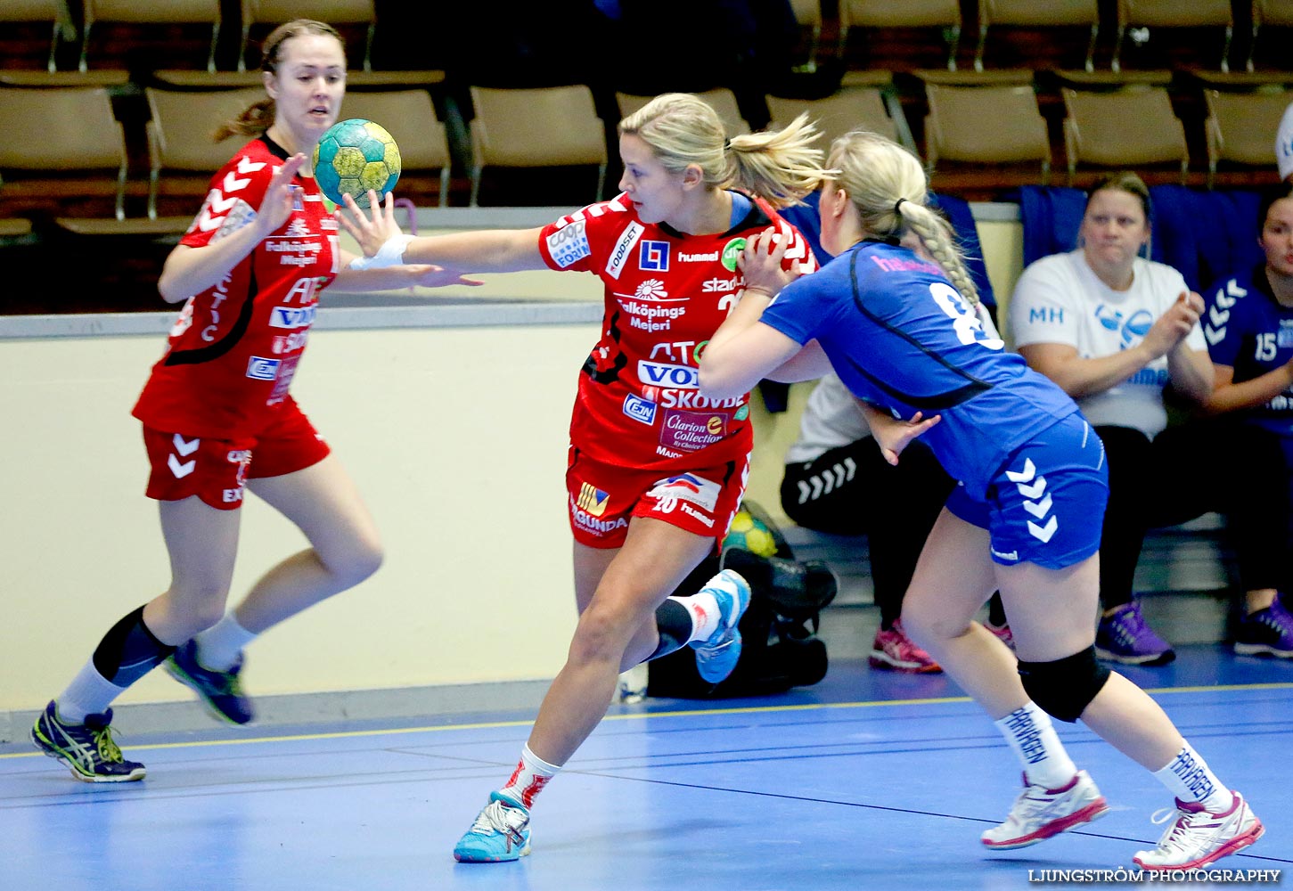 Ungdoms-SM Steg 4 Damjuniorer Spårvägens HF-Skövde HF 20-17,dam,Skövde Idrottshall,Skövde,Sverige,Handboll,,2015,103268