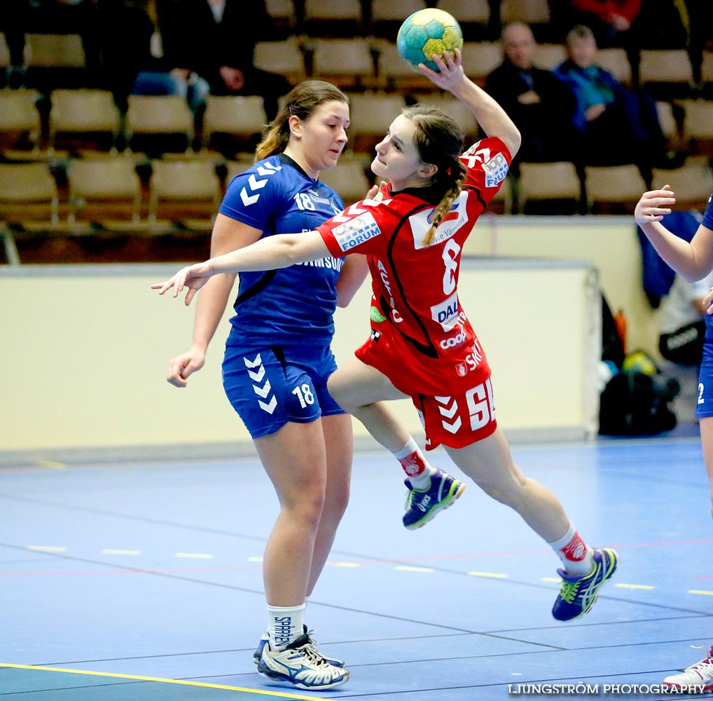 Ungdoms-SM Steg 4 Damjuniorer Spårvägens HF-Skövde HF 20-17,dam,Skövde Idrottshall,Skövde,Sverige,Handboll,,2015,103270