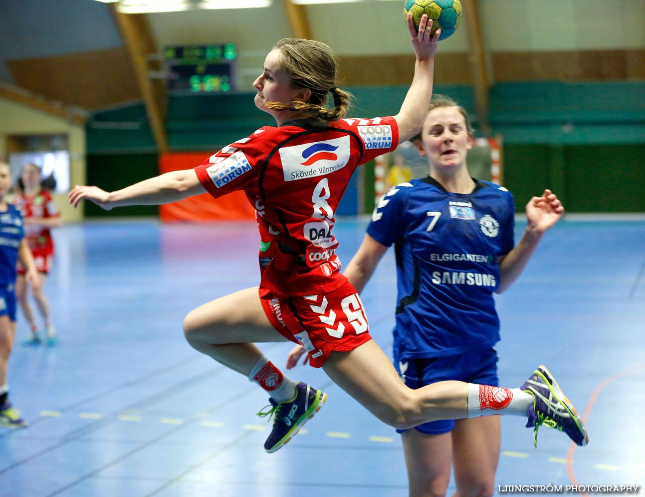 Ungdoms-SM Steg 4 Damjuniorer Spårvägens HF-Skövde HF 20-17,dam,Skövde Idrottshall,Skövde,Sverige,Handboll,,2015,103279