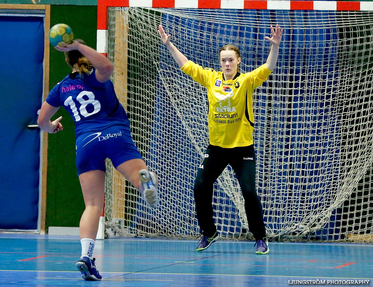 Ungdoms-SM Steg 4 Damjuniorer Spårvägens HF-Skövde HF 20-17,dam,Skövde Idrottshall,Skövde,Sverige,Handboll,,2015,103281