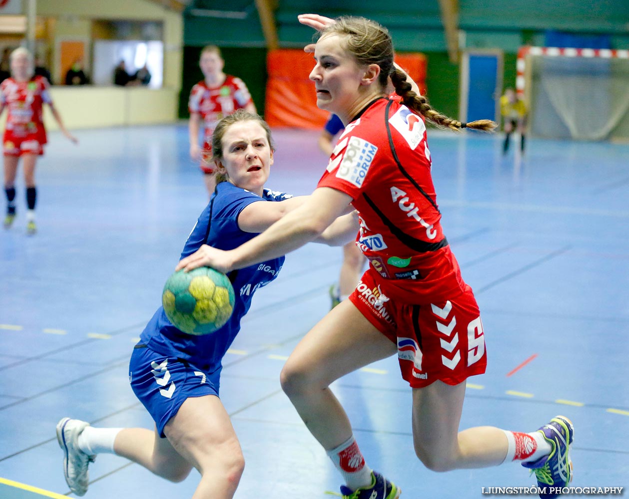 Ungdoms-SM Steg 4 Damjuniorer Spårvägens HF-Skövde HF 20-17,dam,Skövde Idrottshall,Skövde,Sverige,Handboll,,2015,103287