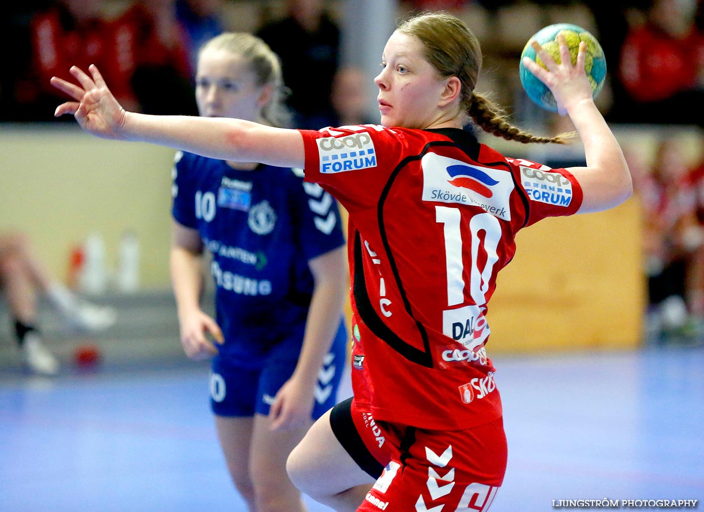 Ungdoms-SM Steg 4 Damjuniorer Spårvägens HF-Skövde HF 20-17,dam,Skövde Idrottshall,Skövde,Sverige,Handboll,,2015,103288