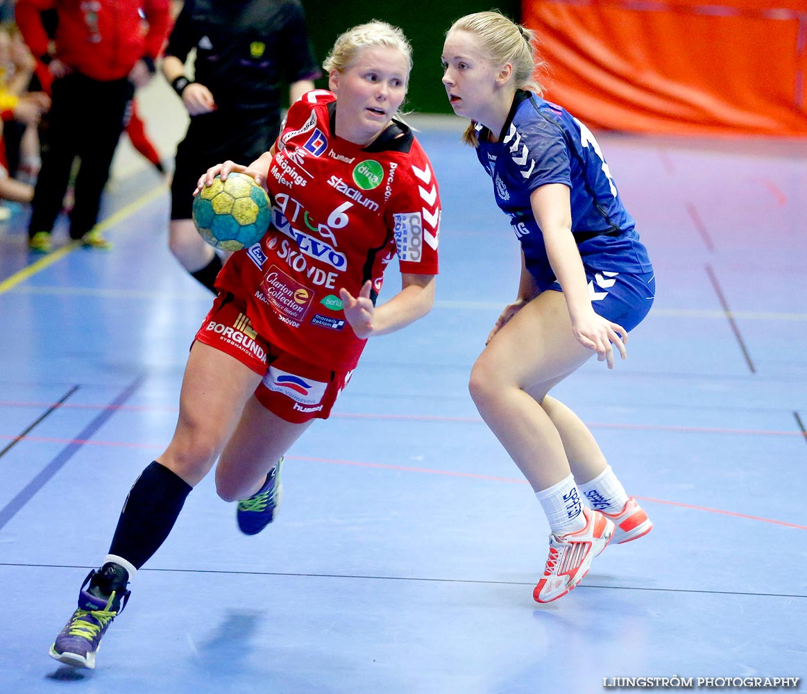 Ungdoms-SM Steg 4 Damjuniorer Spårvägens HF-Skövde HF 20-17,dam,Skövde Idrottshall,Skövde,Sverige,Handboll,,2015,103291