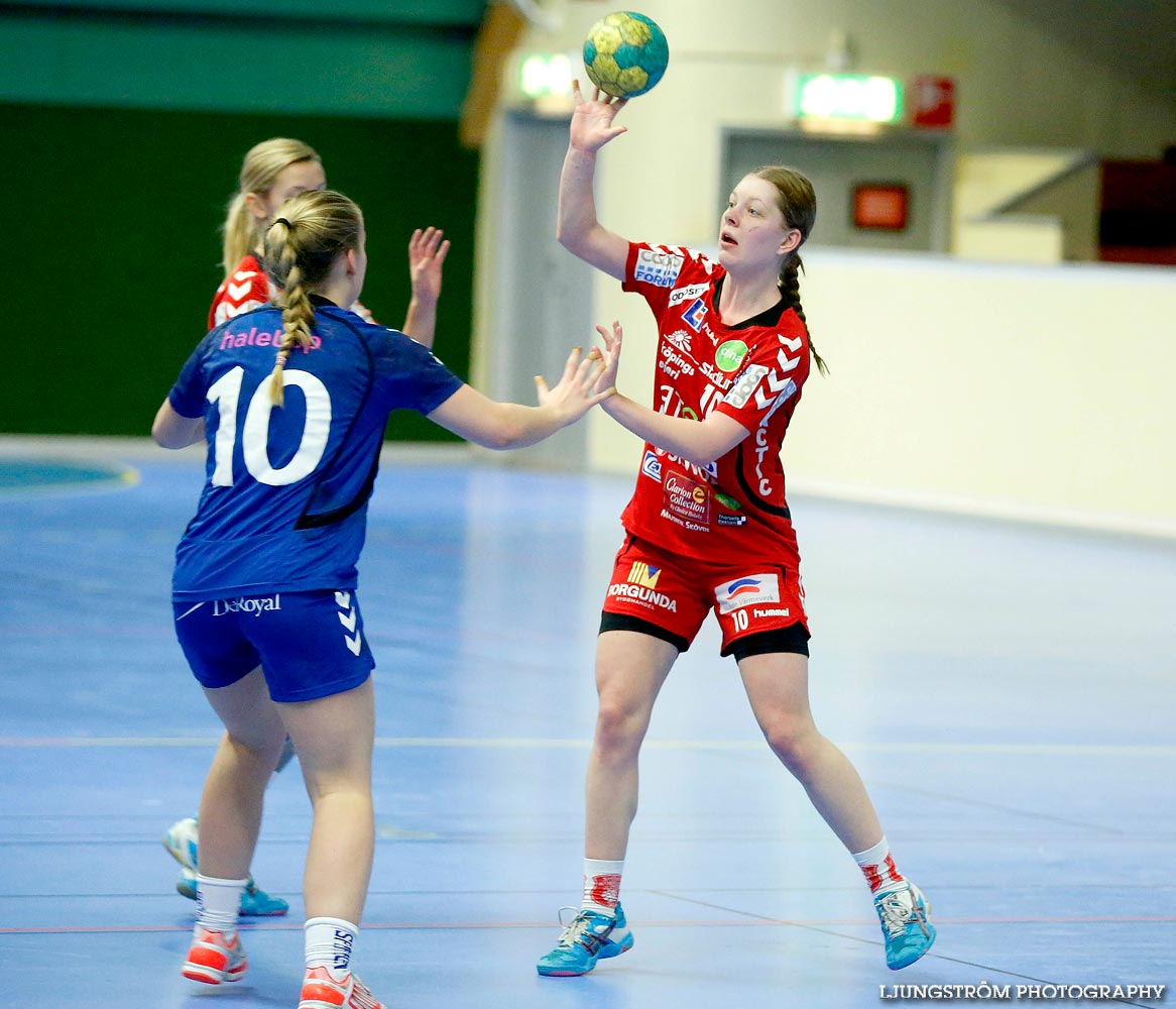 Ungdoms-SM Steg 4 Damjuniorer Spårvägens HF-Skövde HF 20-17,dam,Skövde Idrottshall,Skövde,Sverige,Handboll,,2015,103292