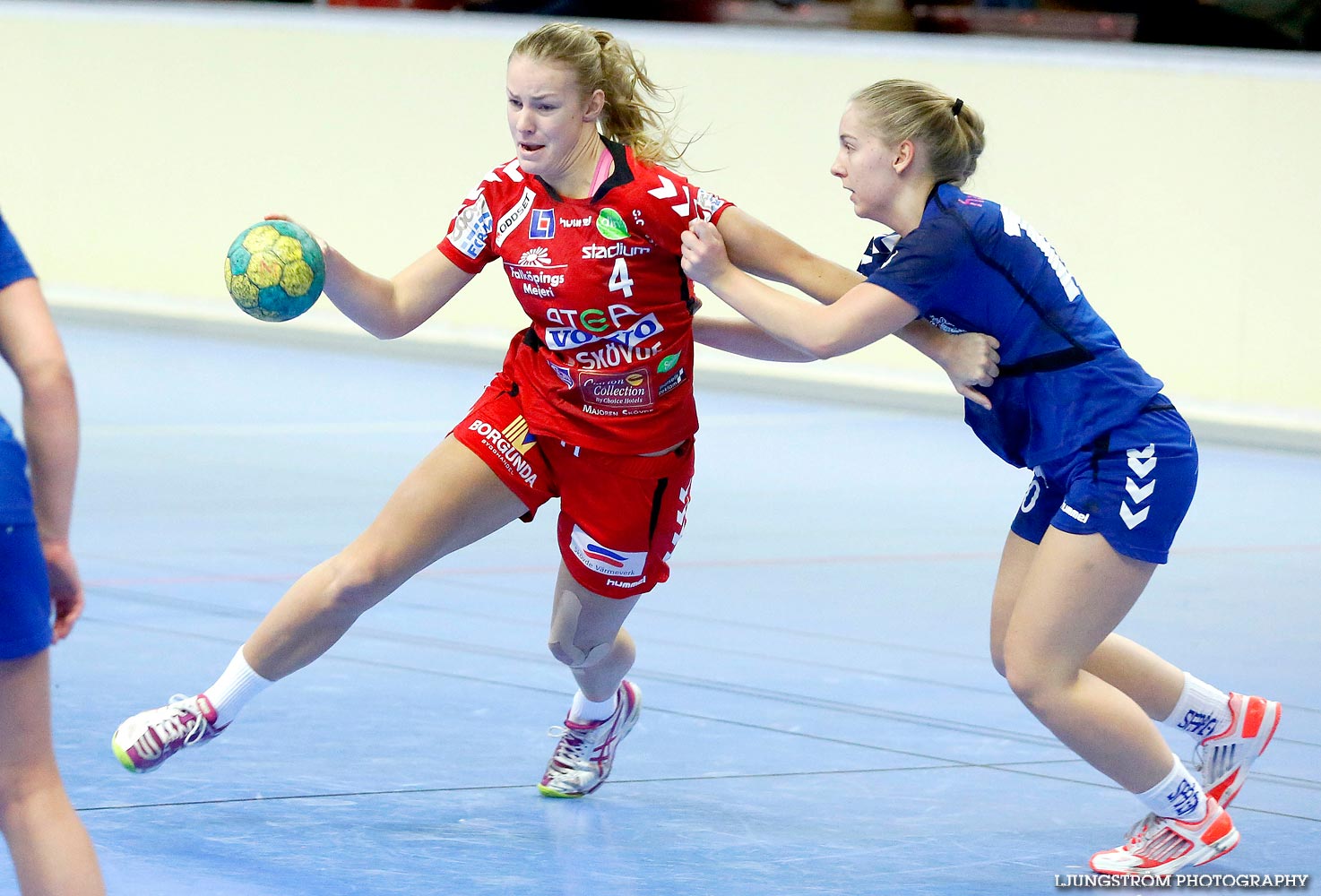 Ungdoms-SM Steg 4 Damjuniorer Spårvägens HF-Skövde HF 20-17,dam,Skövde Idrottshall,Skövde,Sverige,Handboll,,2015,103299