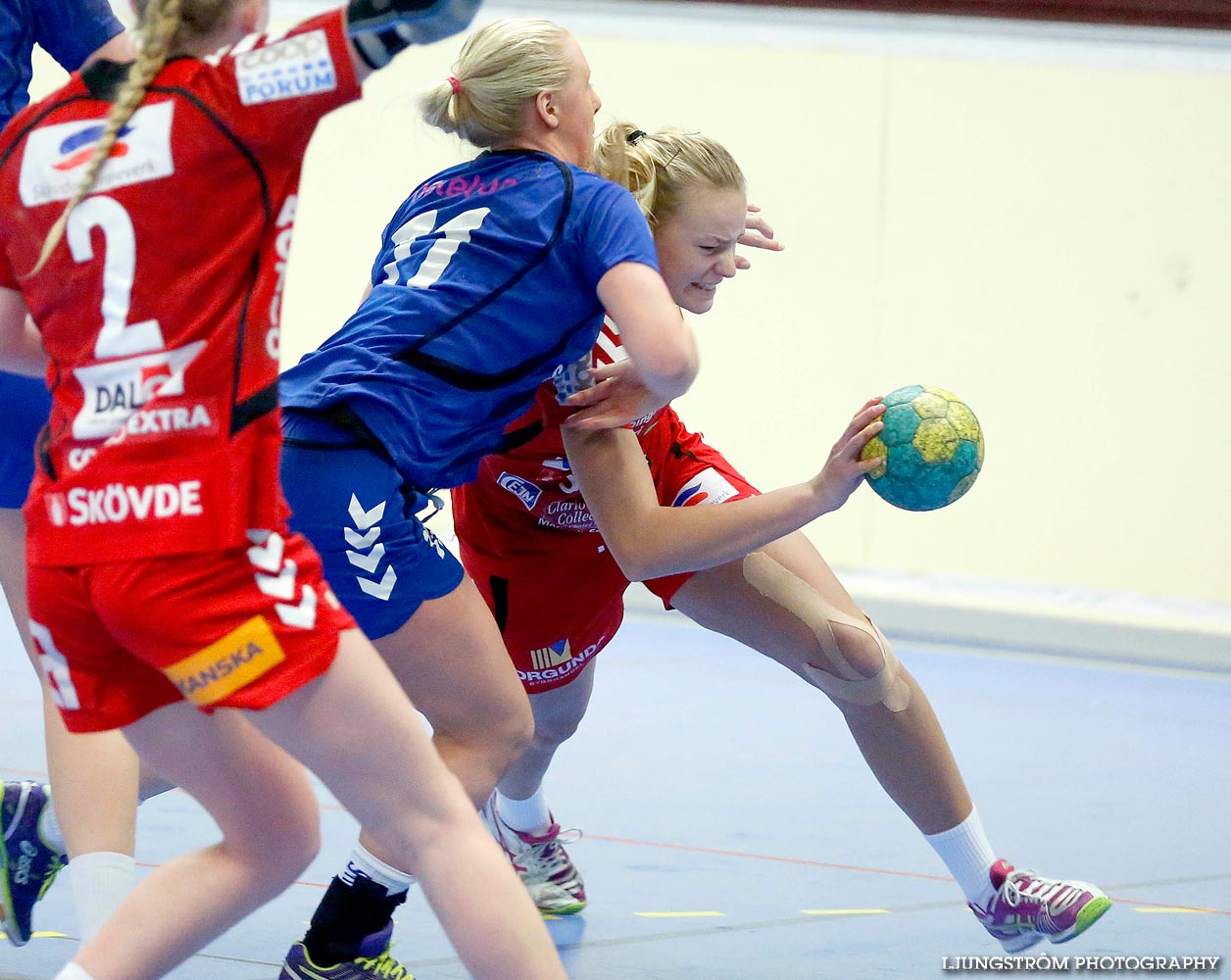 Ungdoms-SM Steg 4 Damjuniorer Spårvägens HF-Skövde HF 20-17,dam,Skövde Idrottshall,Skövde,Sverige,Handboll,,2015,103303