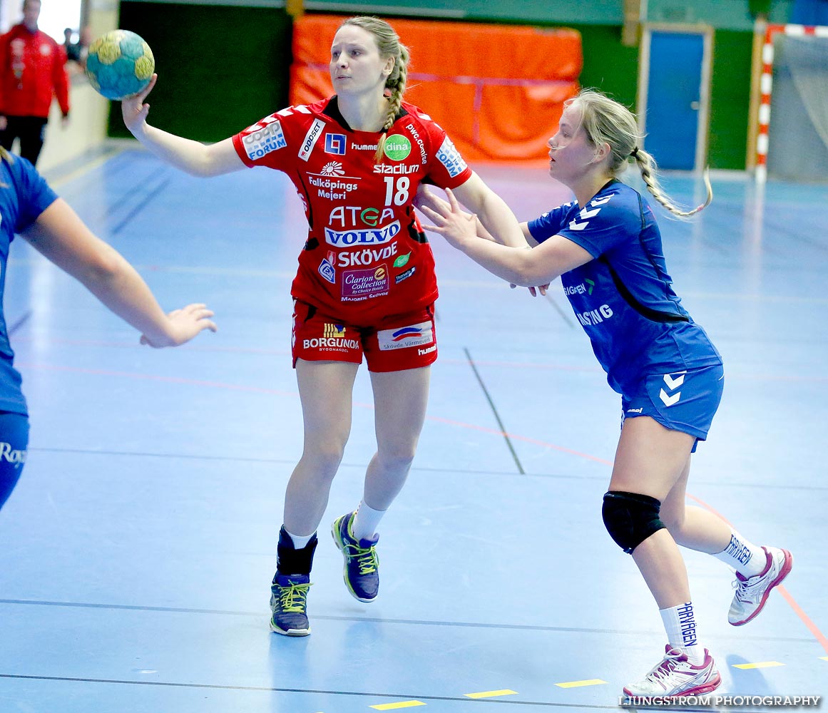 Ungdoms-SM Steg 4 Damjuniorer Spårvägens HF-Skövde HF 20-17,dam,Skövde Idrottshall,Skövde,Sverige,Handboll,,2015,103307